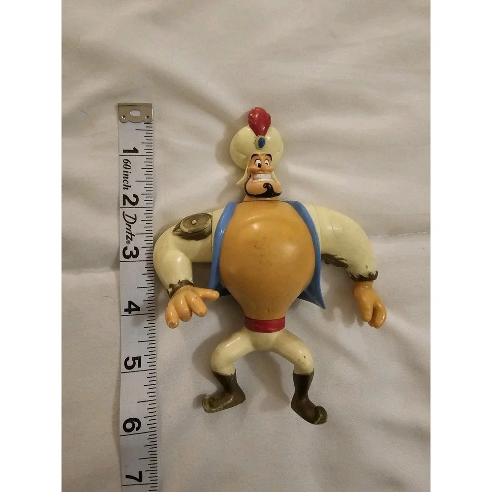 Vintage Disney Aladdin Genie Lot Parade Leader & Blue Genie PVC Mattel 1992–1993
